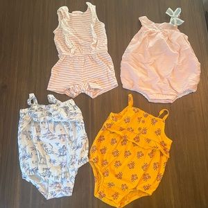 BABY GIRL ROMPER DRESS SET CUTE FASHION 6 MONTHS